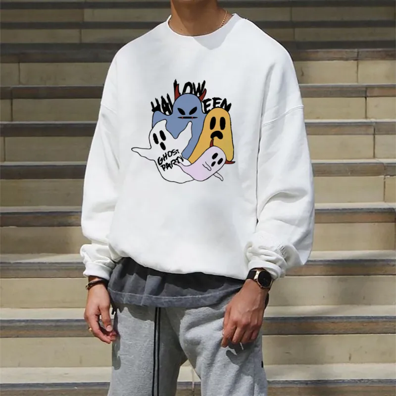 NOVAROPA™ Halloween Graphics Casual Men's Sweatshirt sold by Shopnova