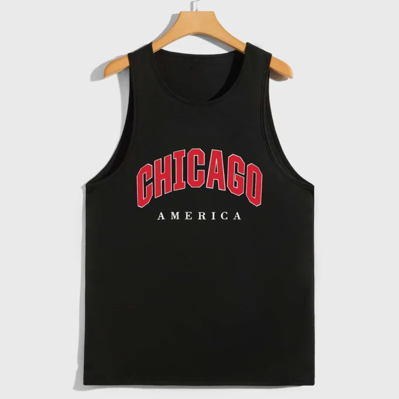 Clearance-Chicago Men's Tank Top sold by Shopnova