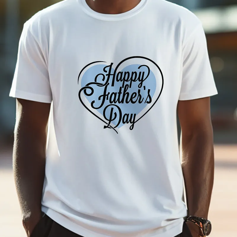 Happy Father's Day Men's Letter Print T-shirt sold by Shopnova product image thumbnail 2