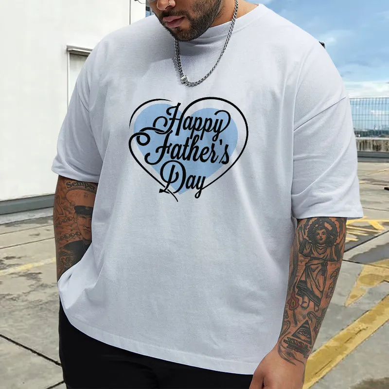 Happy Father's Day Men's Letter Print T-shirt sold by Shopnova product image thumbnail 3