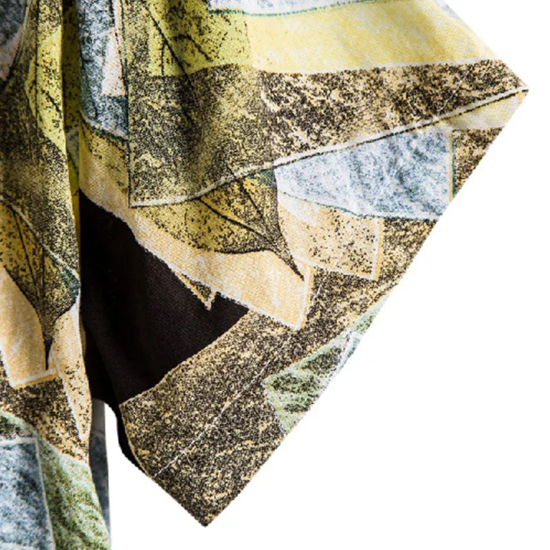 Cotton And Linen Printed Pocket Button-down Shirt sold by Shopnova product image thumbnail 5