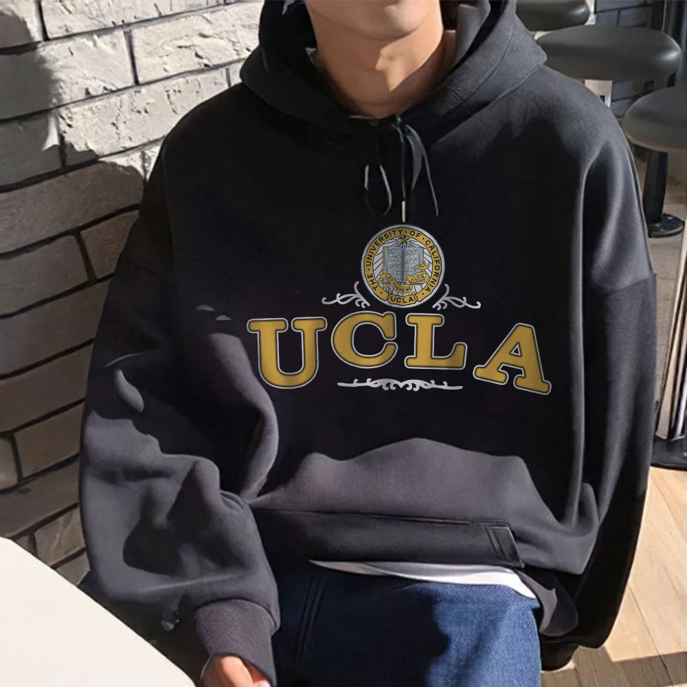 UCLA Print Men's Casual Loose Fit Hoodie sold by Shopnova