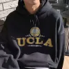 UCLA Print Men's Casual Loose Fit Hoodie sold by Shopnova