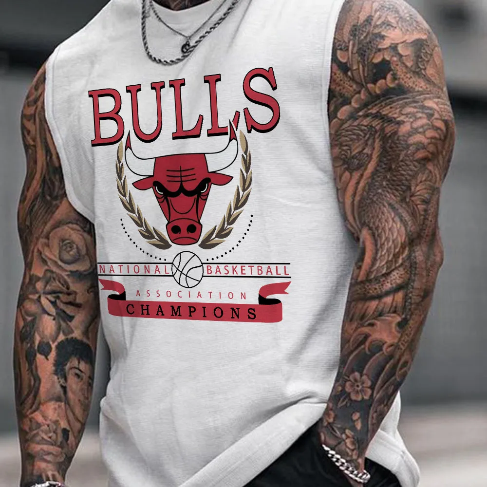 Chicago Bulls Men's Streetwear Tank Tops-C sold by Shopnova product image thumbnail 2