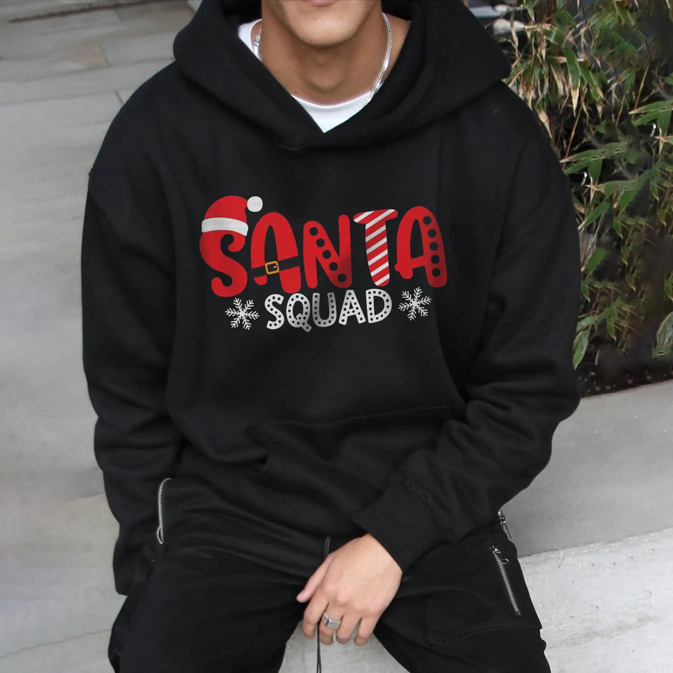 Santa Squad Men's Fashion Hoodies sold by Shopnova