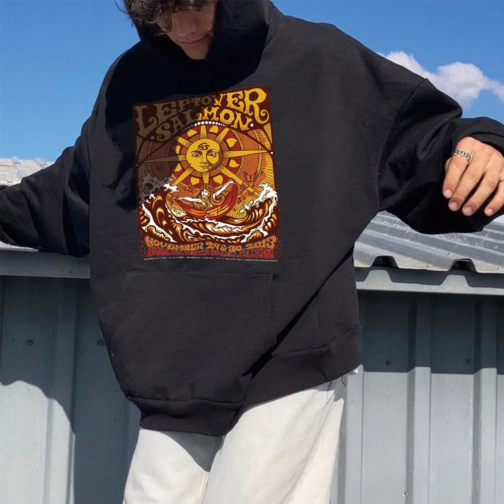 Sun Statement Graphic Print Casual Men's Sweatshirt sold by Shopnova