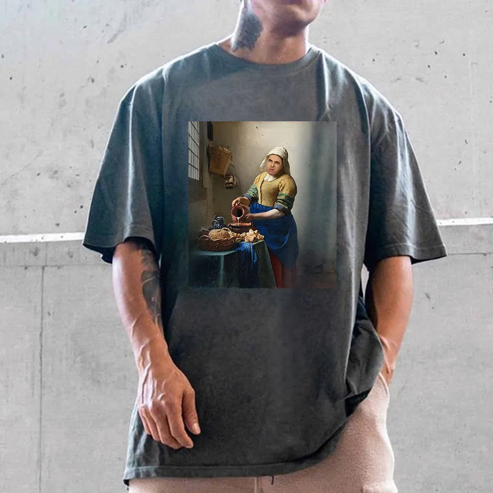 NOVAROPA™ Spoof Art Creative Print Men's T-Shirt sold by Shopnova product image thumbnail 2