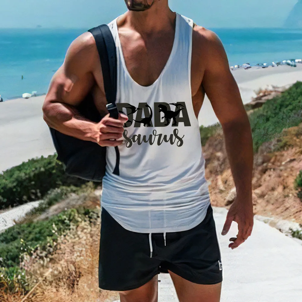 Clearance-Father's Day Letter Graphic Men's Tank Top-M sold by Shopnova