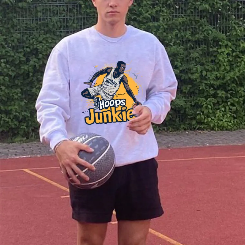 Sport Lover Basketball Player Men's Sweatshirt sold by Shopnova