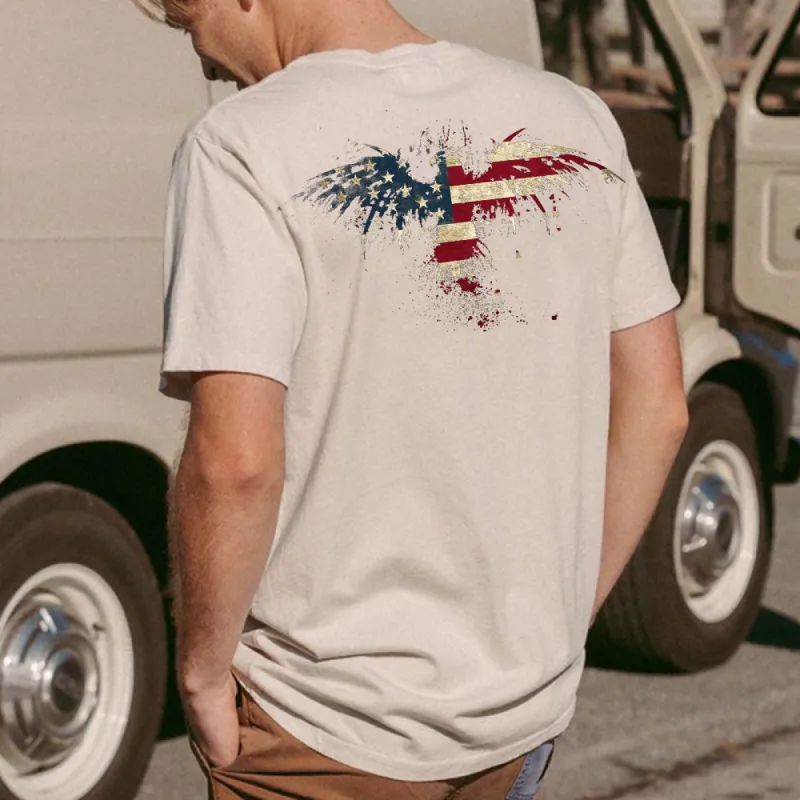 Graphic Print Casual Loose Men's T-Shirt sold by Shopnova