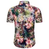Cotton And Linen Printed Pocket Button-down Shirt sold by Shopnova