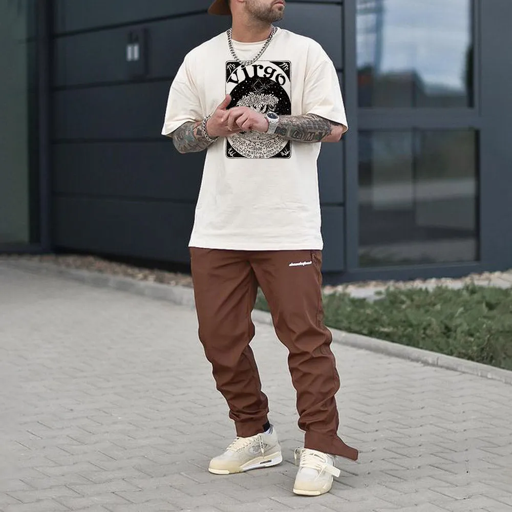 Virgo Graphic Print Casual Men's T-Shirt sold by Shopnova product image thumbnail 3