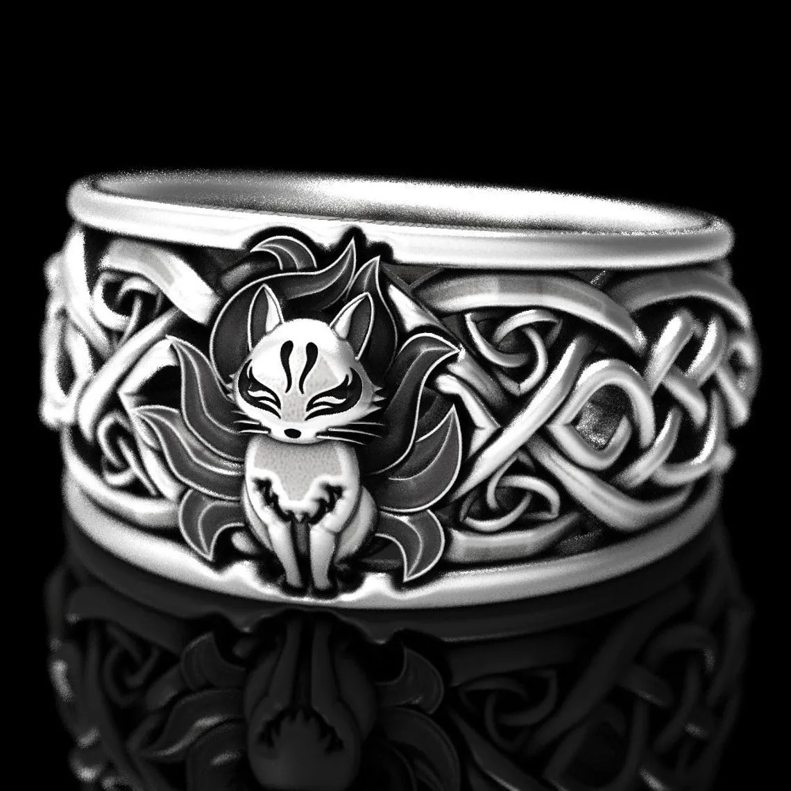 The Viking Fox Celtic Ring sold by Shopnova product image thumbnail 3