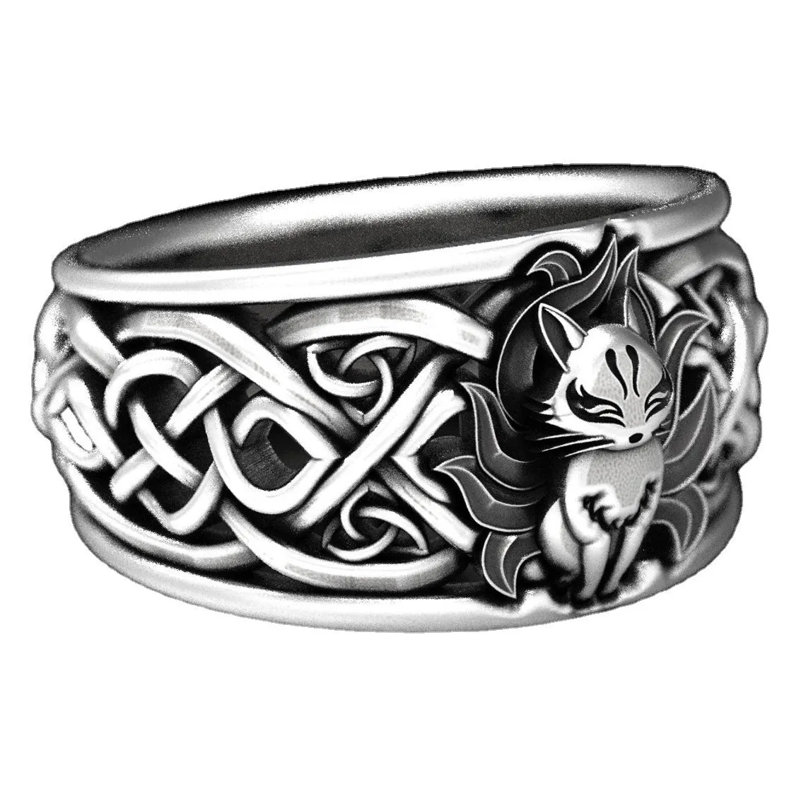 The Viking Fox Celtic Ring sold by Shopnova product image thumbnail 4