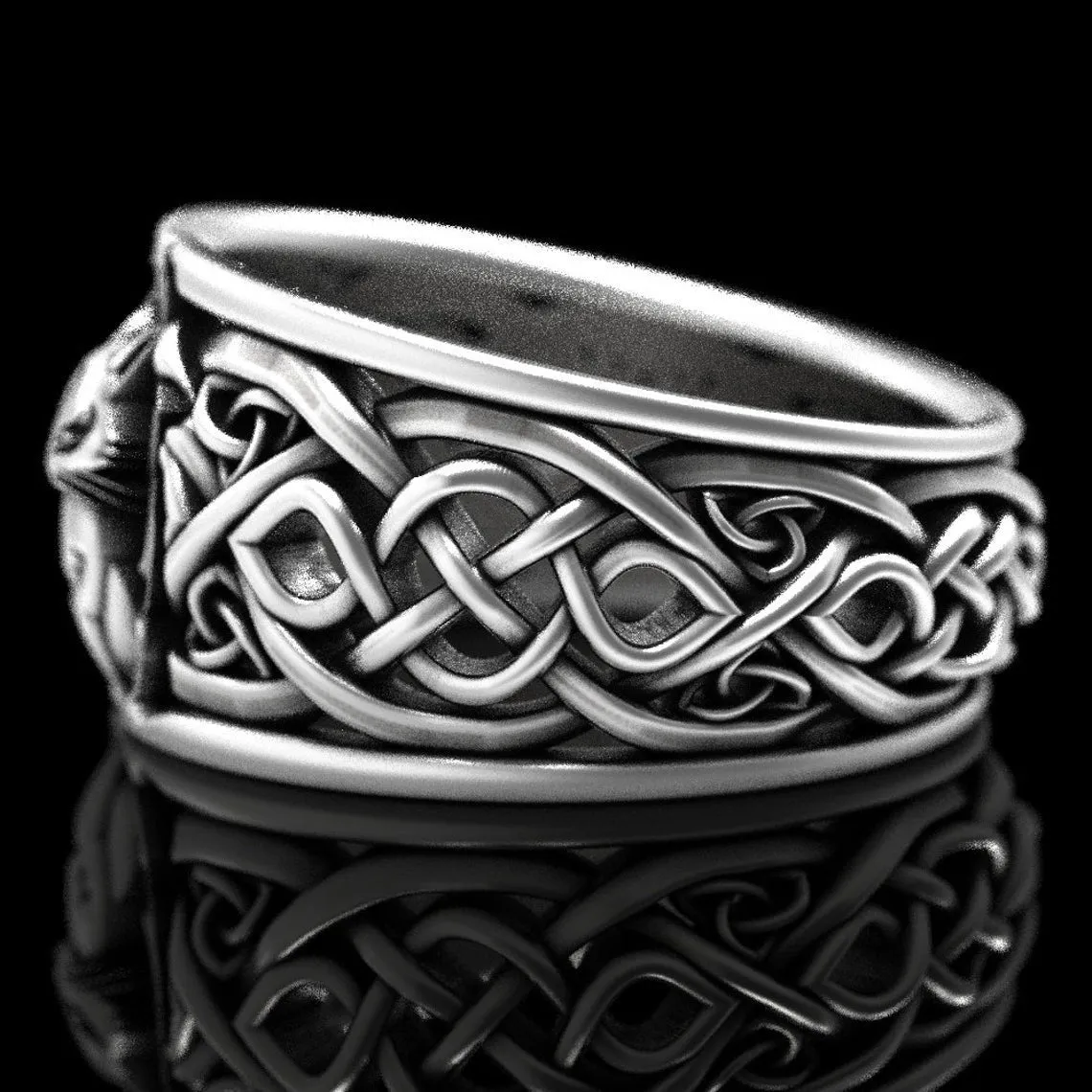 The Viking Fox Celtic Ring sold by Shopnova product image thumbnail 2