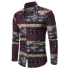 Long-sleeved Shirt With Lapel Print sold by Shopnova