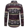 Long-sleeved Shirt With Lapel Print sold by Shopnova