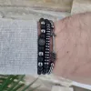 Black Frosted Men's Personality Trend Jewelry sold by Shopnova