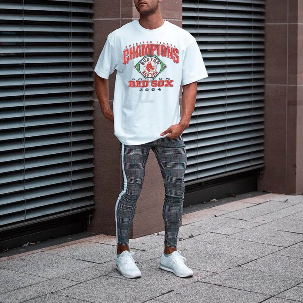 Alphabet Graphic Print Men's T-Shirt sold by Shopnova product image thumbnail 2