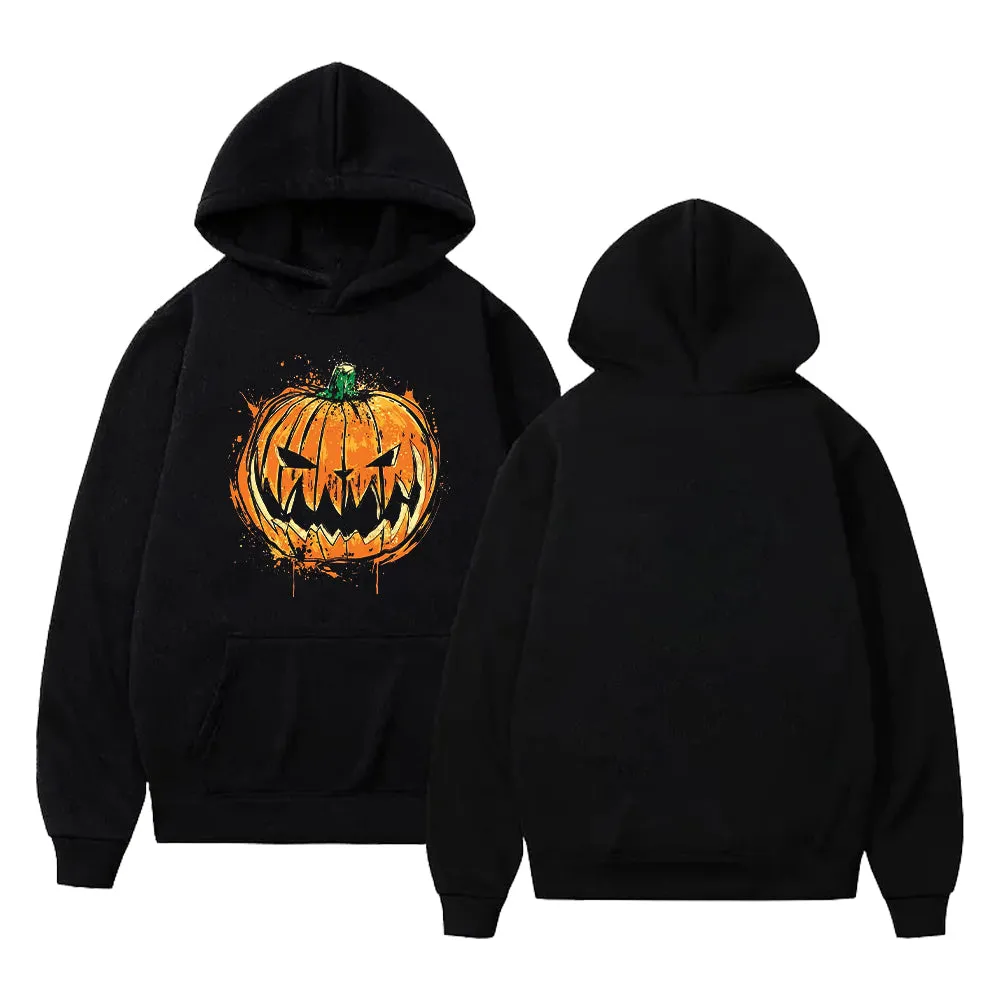Halloween Pumpkin Men's Fleeced Hoodie sold by Shopnova product image thumbnail 2
