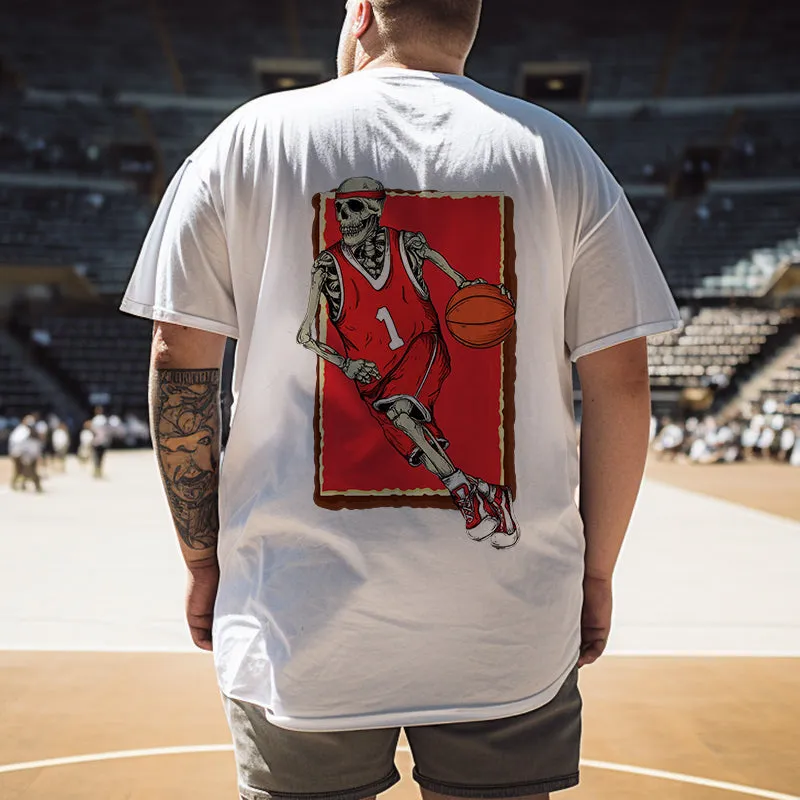 Slam Dunk Skeleton Shirt Sports Enthusiast Tee sold by Shopnova product image thumbnail 3