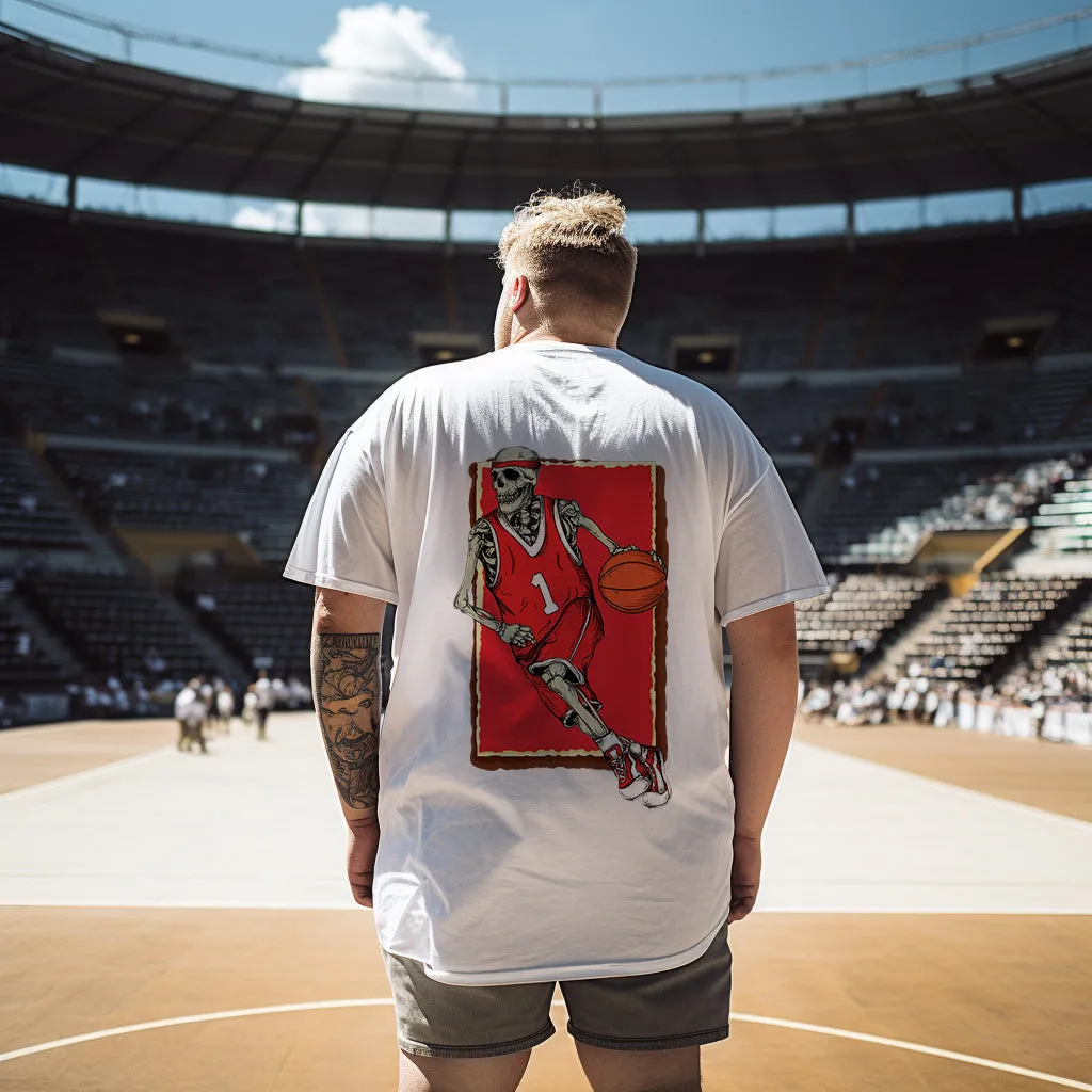 Slam Dunk Skeleton Shirt Sports Enthusiast Tee sold by Shopnova product image thumbnail 2