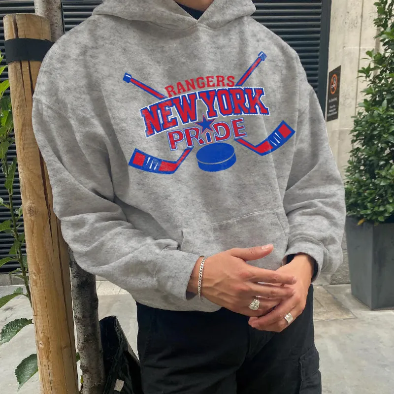 New York Rangers Men's Fleeced Hoodie sold by Shopnova
