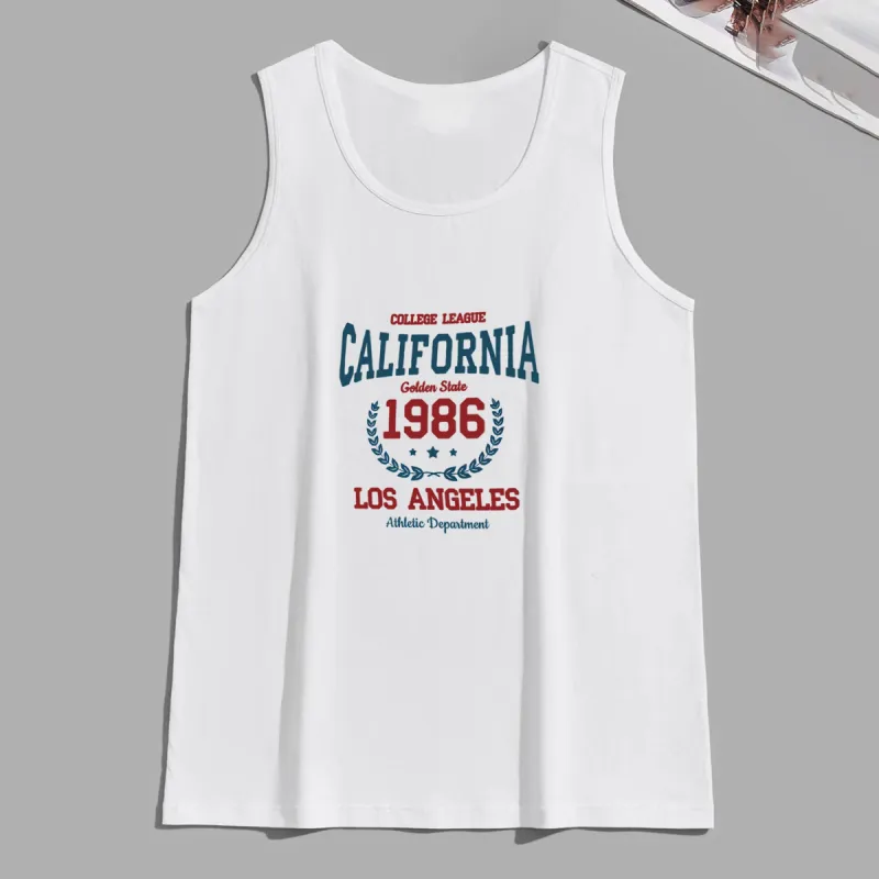 Clearance-California Men's Tank sold by Shopnova