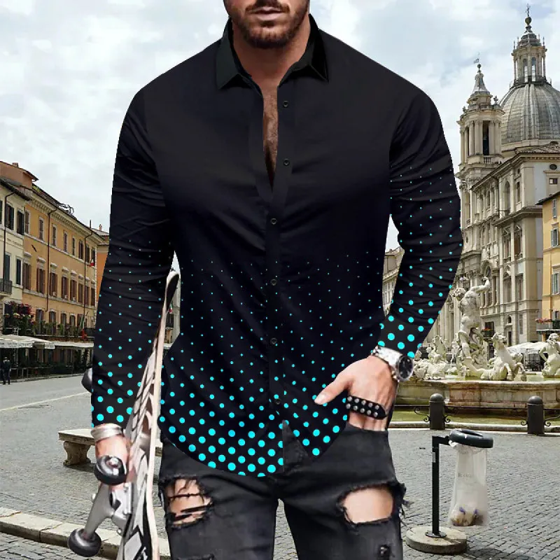Casual Long-sleeved Printed Shirt sold by Shopnova