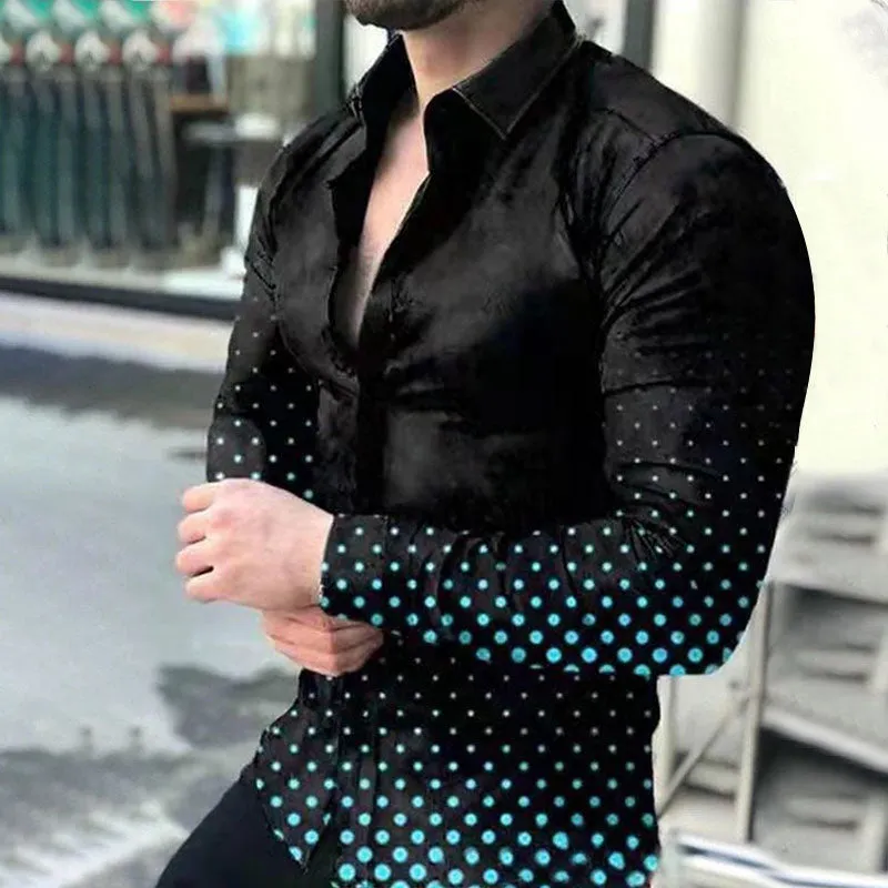 Casual Long-sleeved Printed Shirt sold by Shopnova product image thumbnail 2
