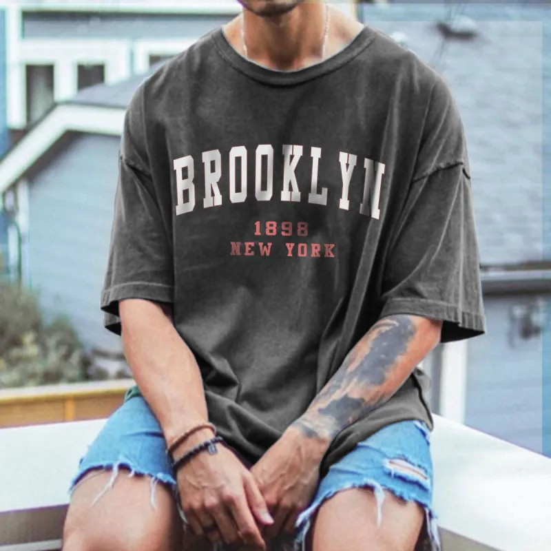 Clearance- Brooklyn Men's Short Sleeve T-Shirts sold by Shopnova