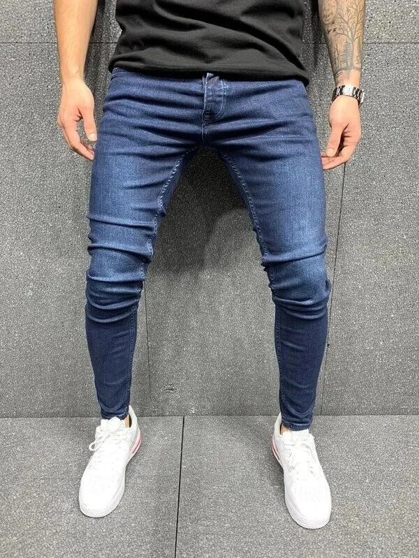 Fashionable Stretch Skinny Denim Trousers sold by Shopnova product image thumbnail 4