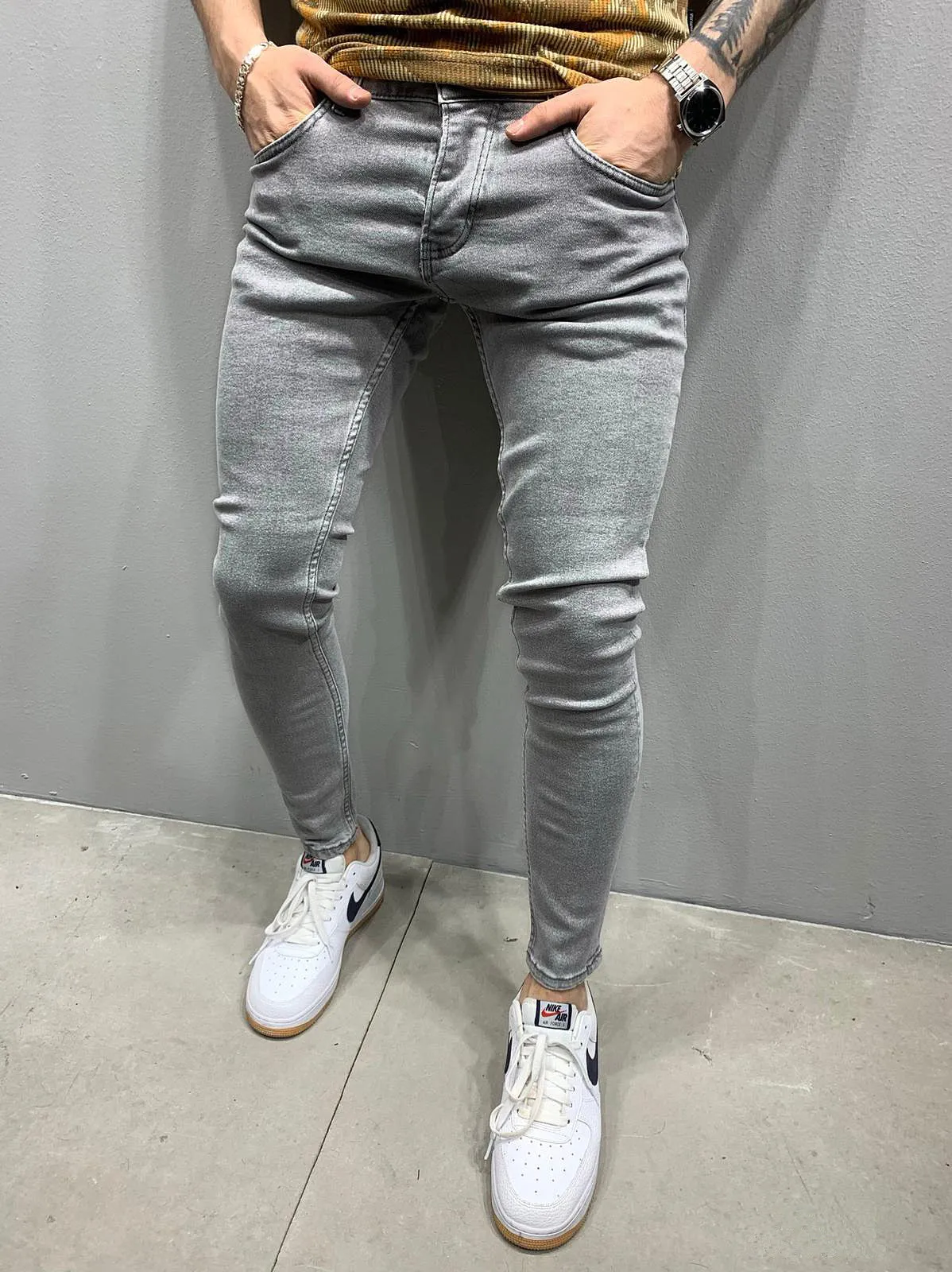 Fashionable Stretch Skinny Denim Trousers sold by Shopnova product image thumbnail 3