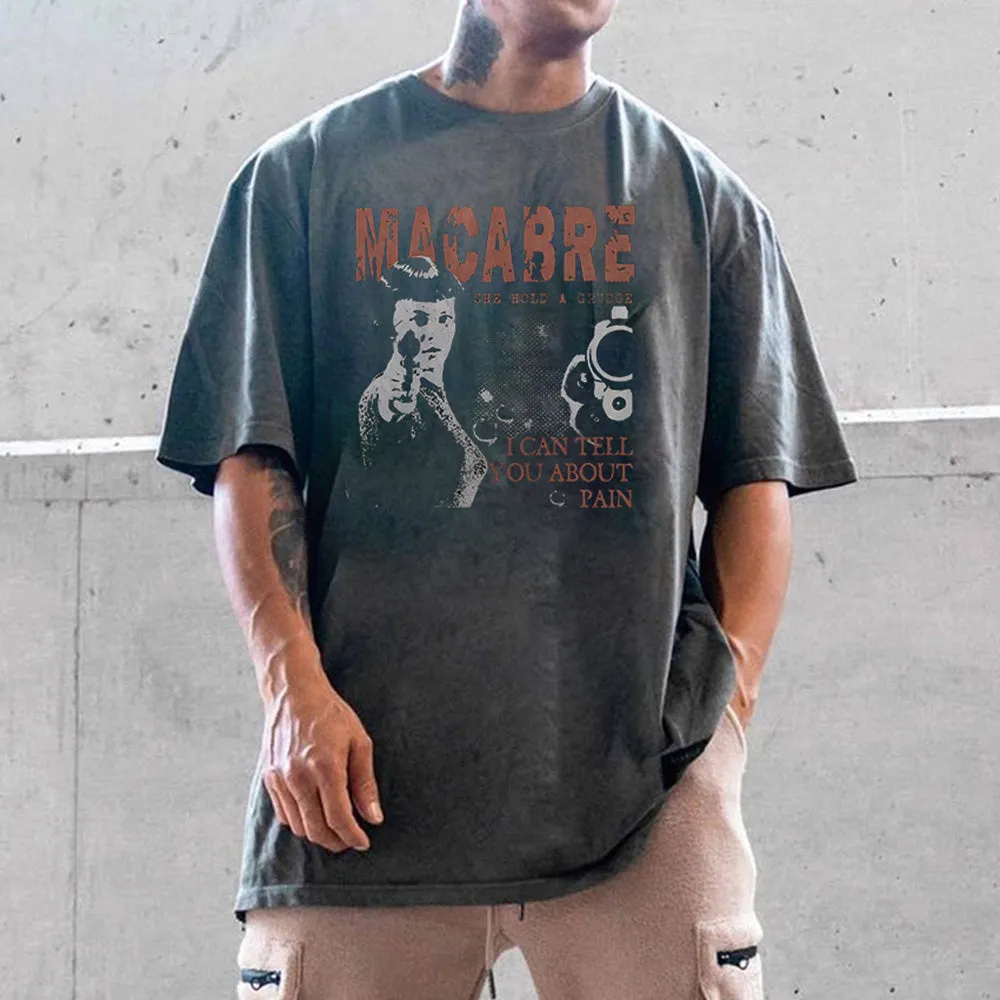 Graphic Print Casual Loose Men's Short Sleeve T-Shirt sold by Shopnova product image thumbnail 2