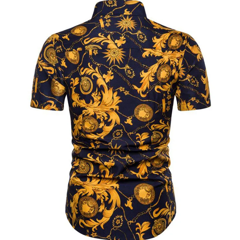 Men's lapel Print Two-piece Suit sold by Shopnova product image thumbnail 3