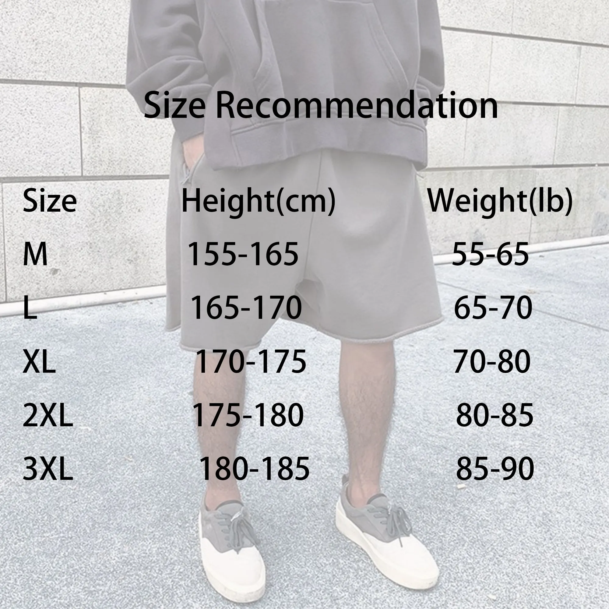 Kanye Style Vintage Streetwear Men's Cotton Shorts 400g sold by Shopnova product image thumbnail 5