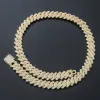 Hip Hop Diamond Bar Cuban Personality Men's Necklace sold by Shopnova