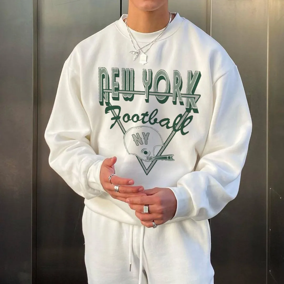 Clearance-New York Football Men's Sweatshirt-S sold by Shopnova