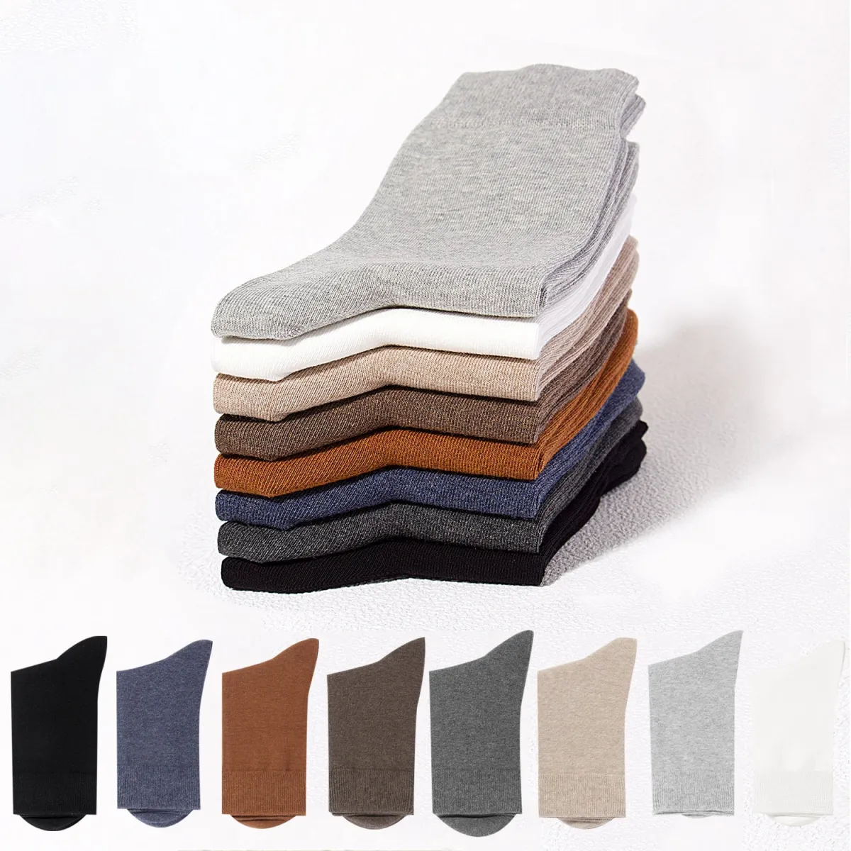 Men's 5-Pairs Crew Socks sold by Shopnova