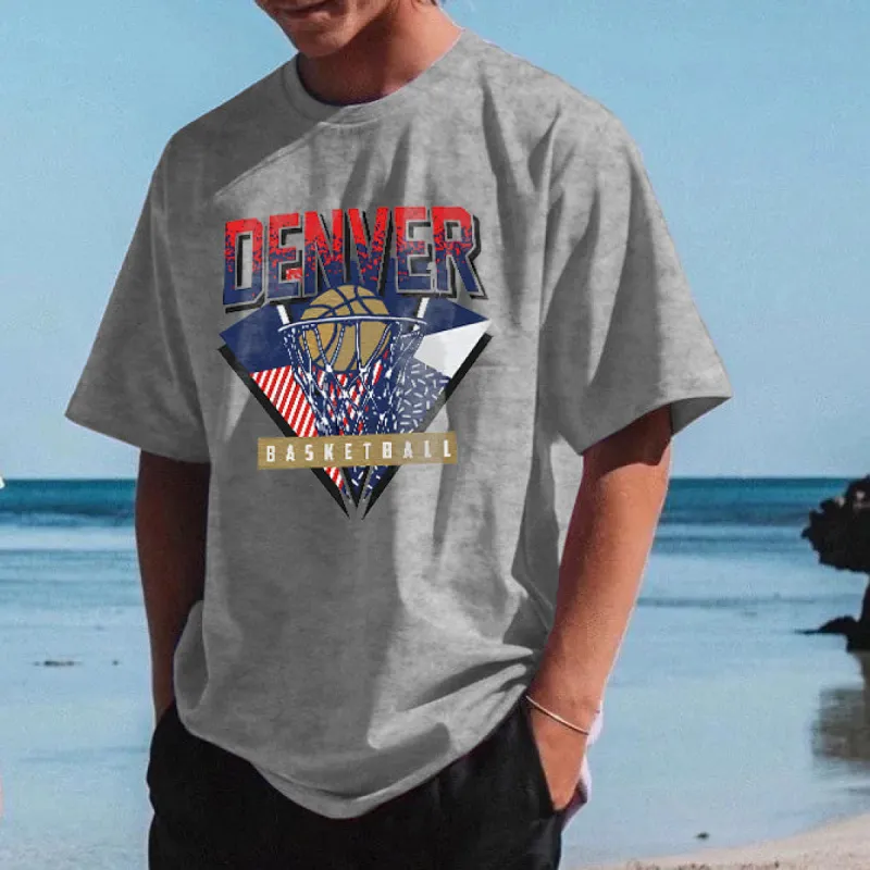 Men‘s Denver Nuggers Baskeball Team T-Shirts sold by Shopnova