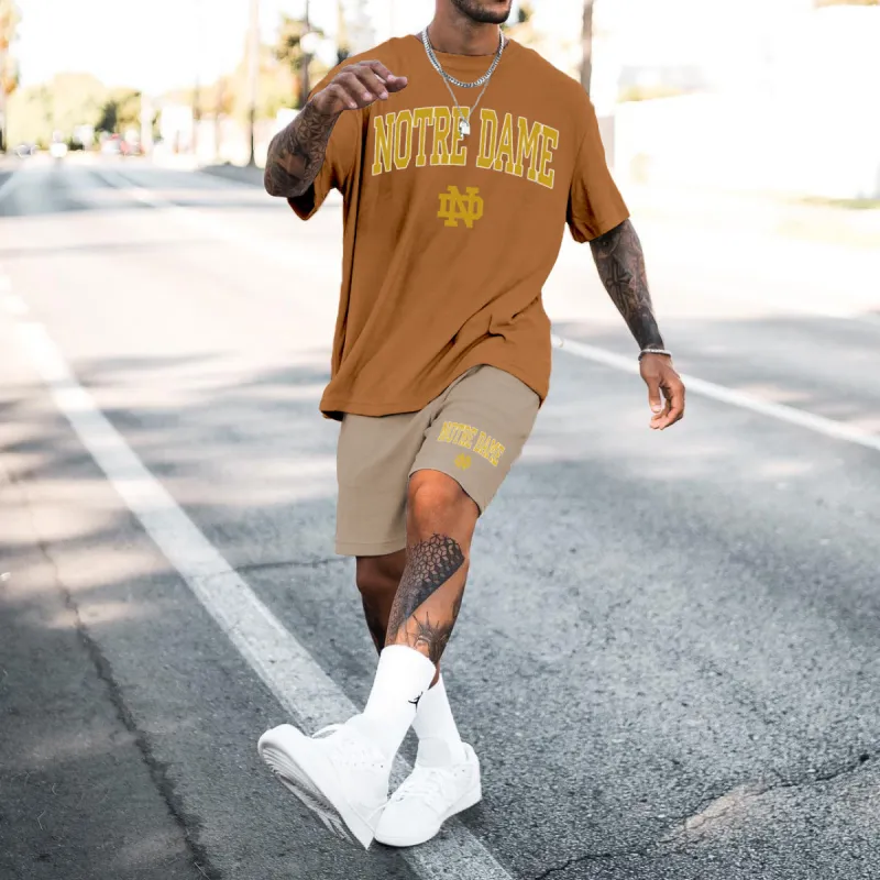 Notre Dame Men's Streetwear Casual Tracksuits sold by Shopnova