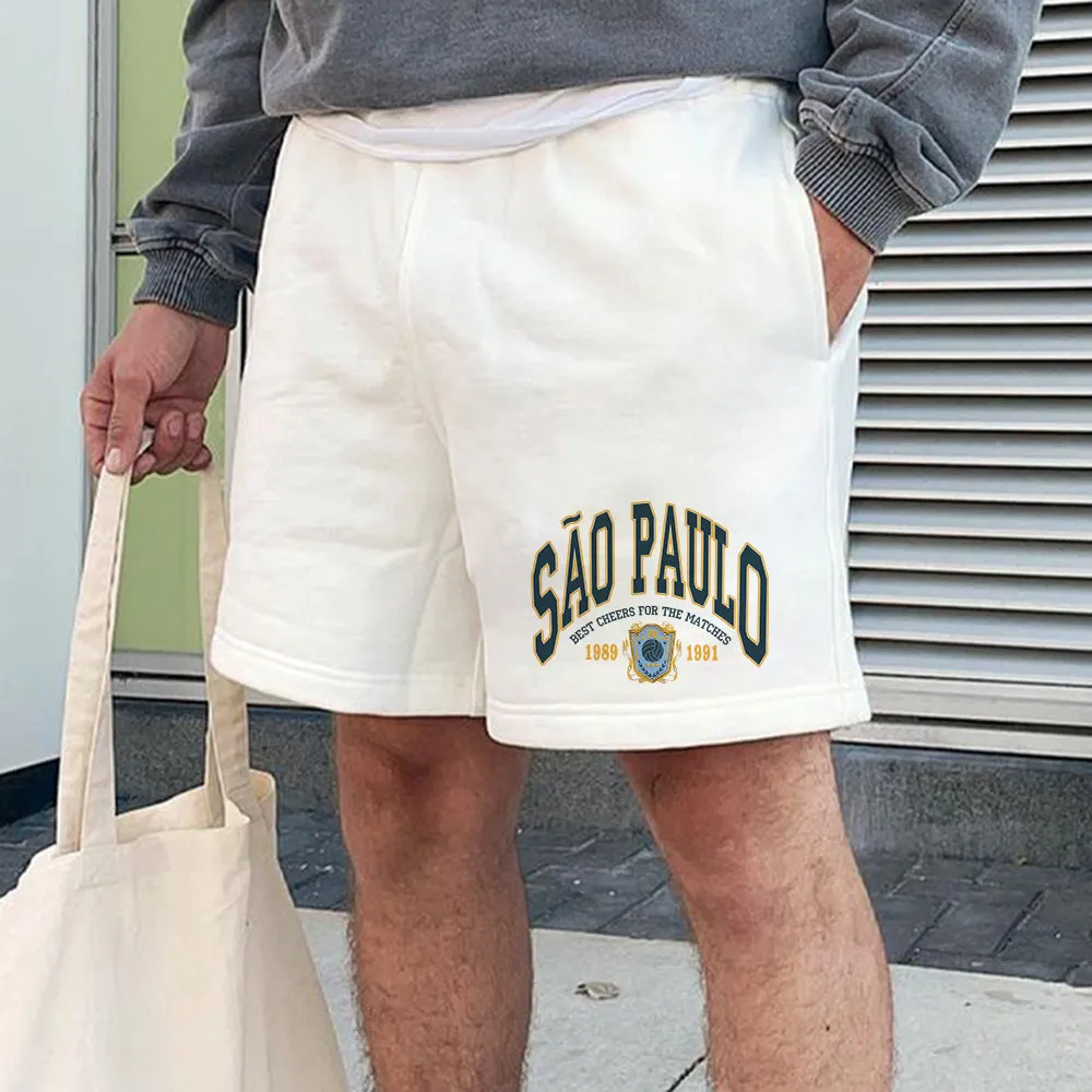 São Paulo Men's Streetwear Casual Shorts sold by Shopnova
