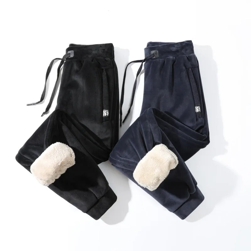 Men's Fashion Elastic Waistband Fleece Sweatpants sold by Shopnova product image thumbnail 2