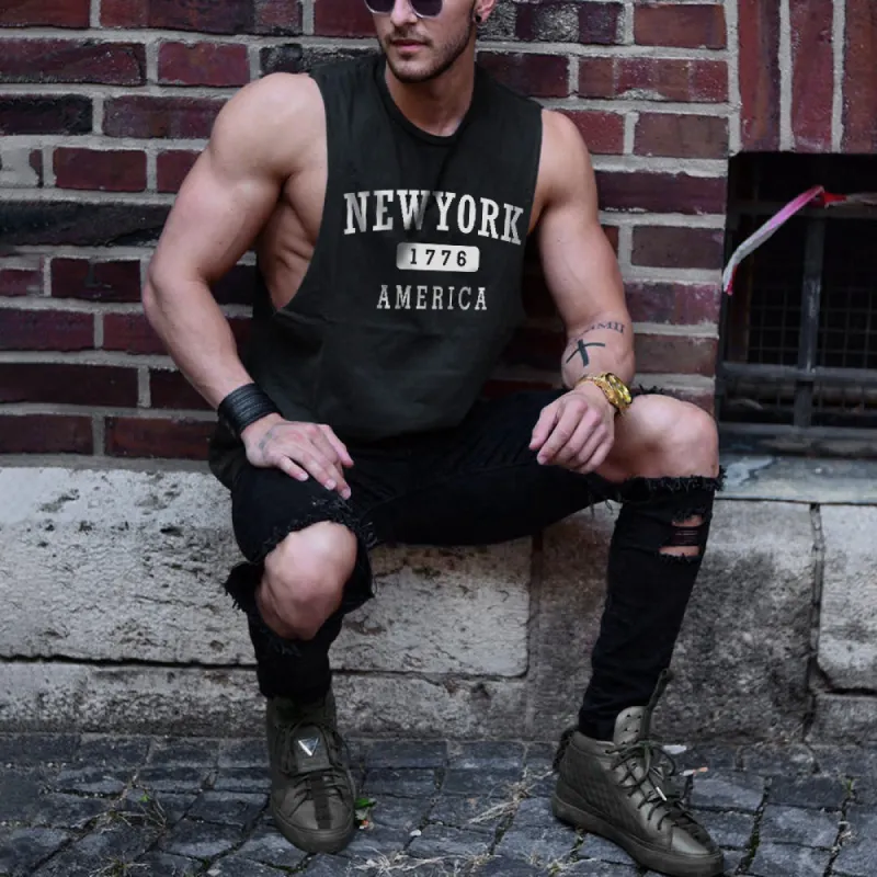 New York 1776 Men's Street Tank Top sold by Shopnova
