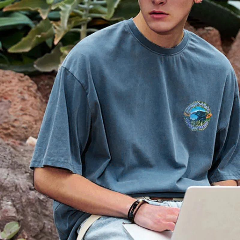 Men's Surfing Graphics Retro Casual T-Shirts sold by Shopnova product image thumbnail 2