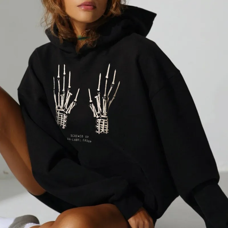 Halloween Graphic Women's Hoodie Sweatshirt sold by Shopnova