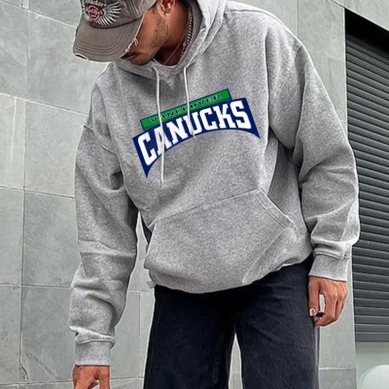Vancouver Canuck Men's Fleeced Hoodie sold by Shopnova