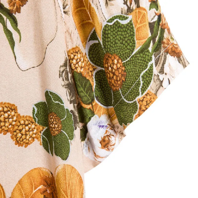 Cotton And Linen Printed Pocket Button-down Shirt sold by Shopnova product image thumbnail 4