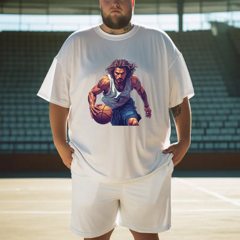 Basketball Warrior Slam Dunk Player Men's T-Shirt sold by Shopnova product image thumbnail 2