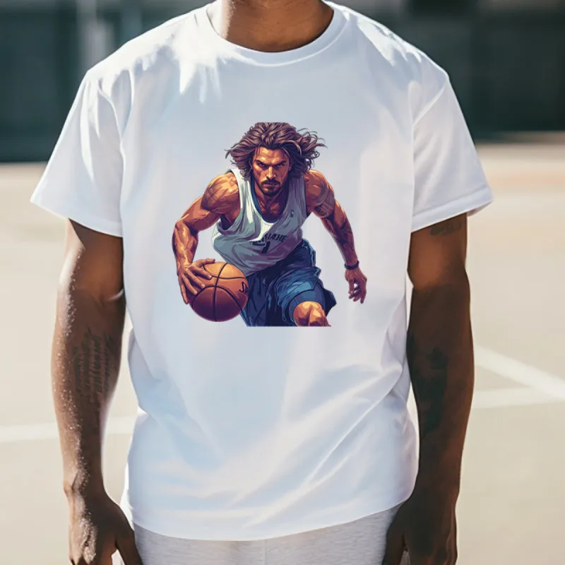 Basketball Warrior Slam Dunk Player Men's T-Shirt sold by Shopnova